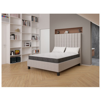 6 Inch Quilted Foam Firm Twin Mattress with Gel Memory Foam - CertiPUR-US Certified, Breathable Stretch Knit Cover, Made in USA