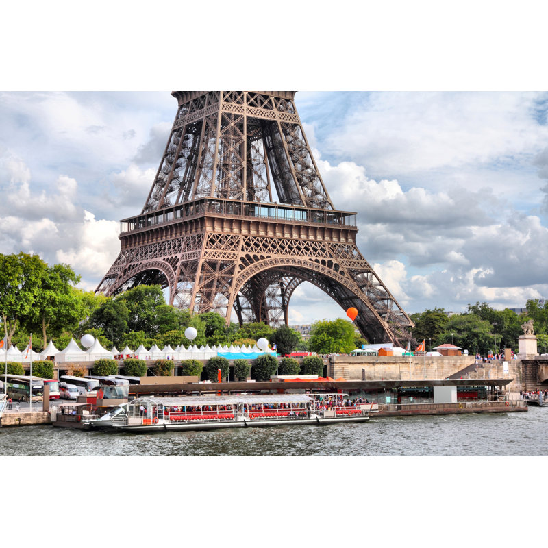 Paris 1 Piece Wrapped Canvas Wall Art, 81cm H x 122cm W x 3.8cm D