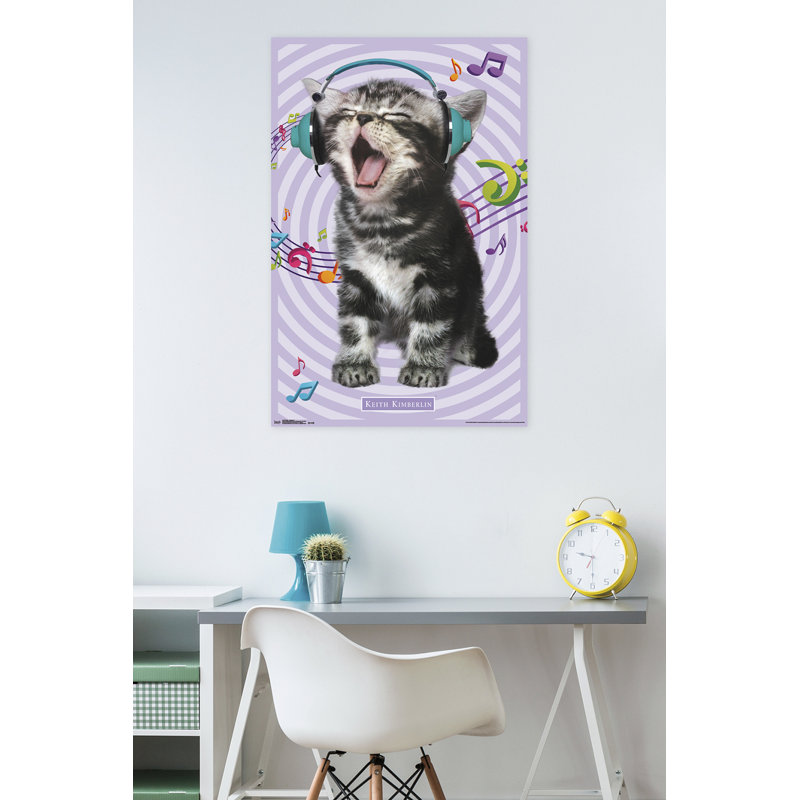 Impression sur papier 14 chat-chante