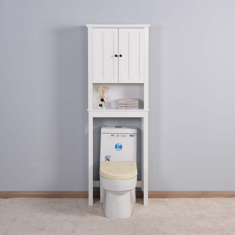 Bathroom Wooden Storage Cabinet Over-The-Toilet