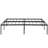 Black Heavy Duty Metal Bed Frame With Quick Assembly, Silent Function, 750 - Pound Static Support, Reinforced Steel Mattress Storage Space Under Bed, And Connection Holes For Ends,-30374335