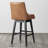 Aleksy Swivel Upholstered Counter Stool with Solid Wood Frame-87939660-100042158