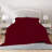100% Egyptian Cotton Queen Size Sheet Set 1000 Thread Count Luxury Ultra Soft Bed Sheets Fits Mattress Upto 18" Inch Deep Pocket, Queen Size - Burgundy Stripe-125132449-125132422