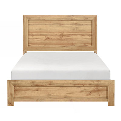 Lit contemporain à charme rustique 1pc