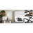 White Queen Bed Frame Headboard, Wood And Metal Platform Bed, Noise , No Box Spring, Easy Assembly, Industrial Style, Sophisticated Look, Bedroom Functional, Under Space