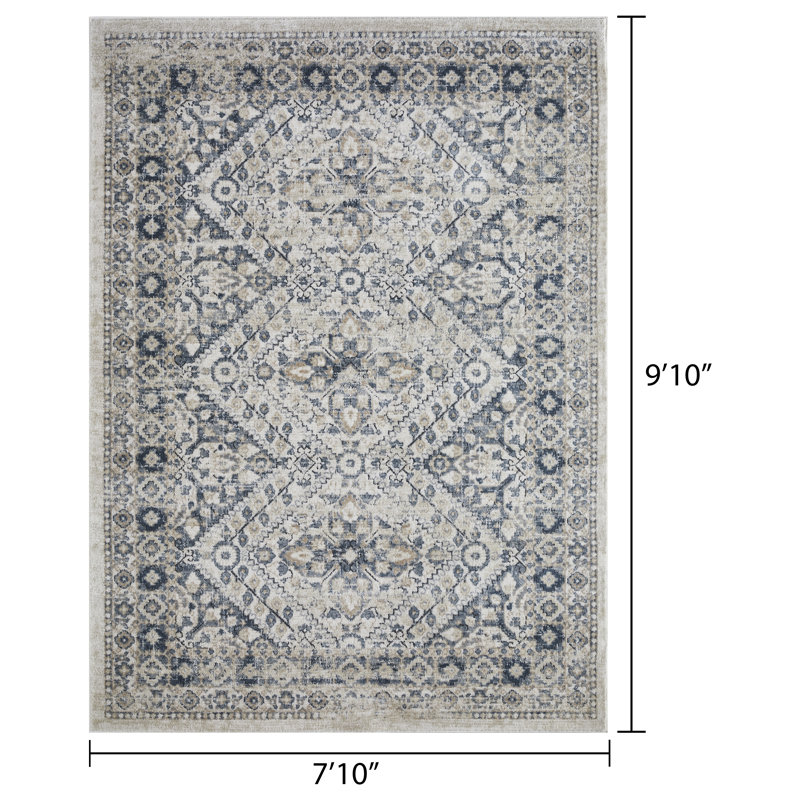 Aldos Oriental Indoor Rug, Rectangle 7'10" x 9'10"