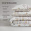 Cotton Blend Floral Comforter Set
