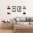 Small Floating Shelf, Set Of 6 Black Shelf For Wall Decor Storage Wall Mounted Small Wall Shelf For Bedroom Living Room Bathroom Kitchen -5X5 Inch