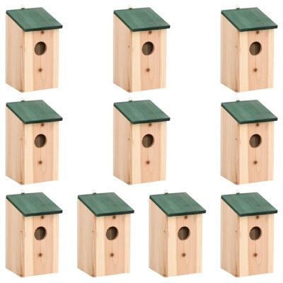 Bird Houses Solid Firwood 4.7"x4.7"x8.7"