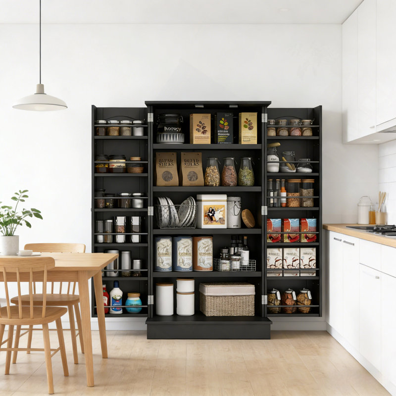 Armoire de cuisine moderne, armoire de cuisine