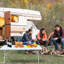 Table pliante 6 pi, table en plastique portative pour le camping, pique-niques, fêtes, table pliable à charge élevée