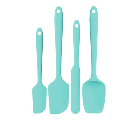 a applicator Silicone Spatula 4-Piece One Silicone Kitchenware Large Small And Medium Cake Buttercream Spatula Set