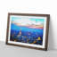 Paris Eiffel Tower Skyline at Dusk - Framed Print-55578494-55578497