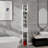 Freestanding Tall Slim Storage Cabinet With 1 Drawer 2 Doors And 4 Adjustable Shelves For Various Spaces