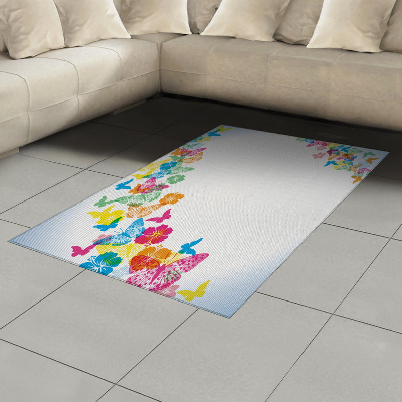 Tapis décoratif Luau, Rectangle— 4 pi x 5 pi 8 po