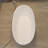 65" x 30" Freestanding Soaking Solid Surface Bathtub with Drain