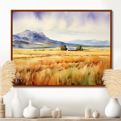 Wyoming Yellow Prairies - Wyoming Wall Art