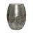 20" Silver Metal Round End Table