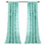 Panneau de rideau simple semi-diaphane à motif floral avec passe-tringle Riley-36373844-70606852