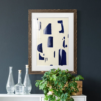 «Fragment Abstraction I», reproduction encadrée de qualité supérieure - prête à être accrochée