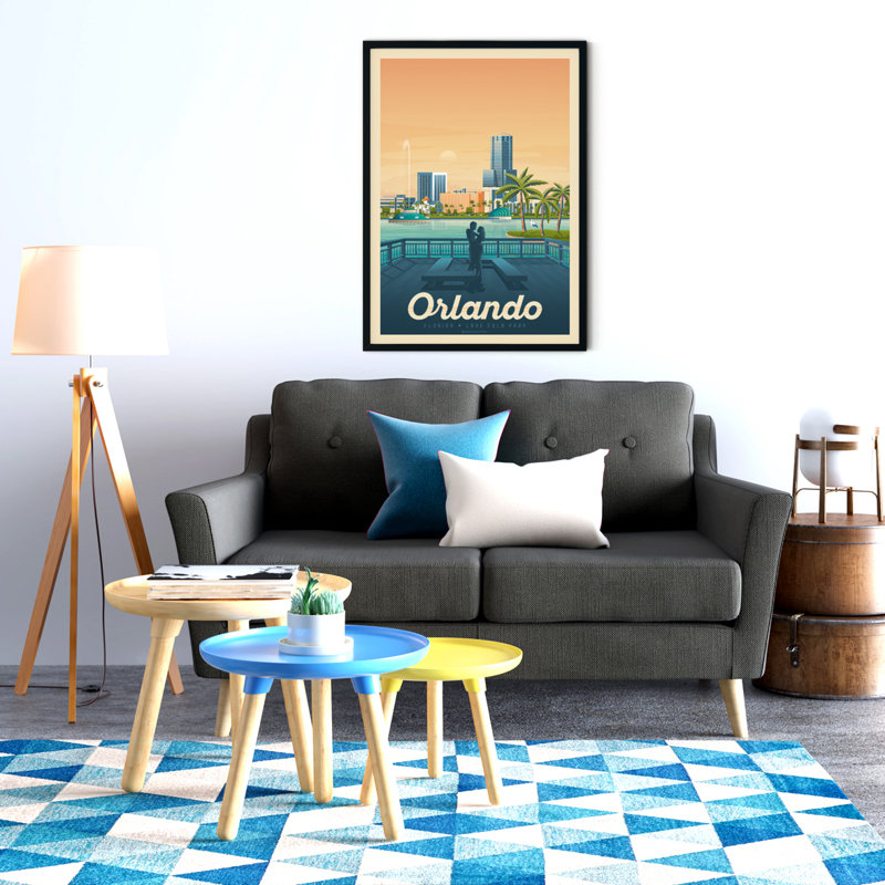 Melbourne by Olahoop - No Frame Print, 70cm H x 50cm W