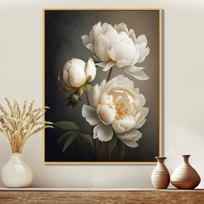 Fleurs de pivoines IV - pivoines, impressions sur toile
