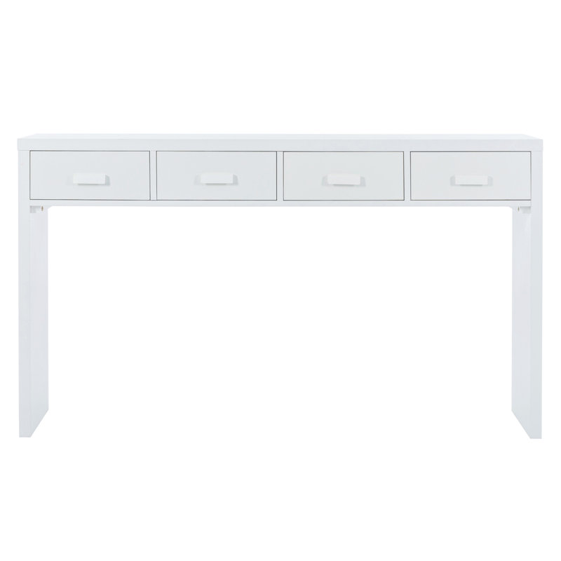 Console moderne, table d'entrée, Blanc