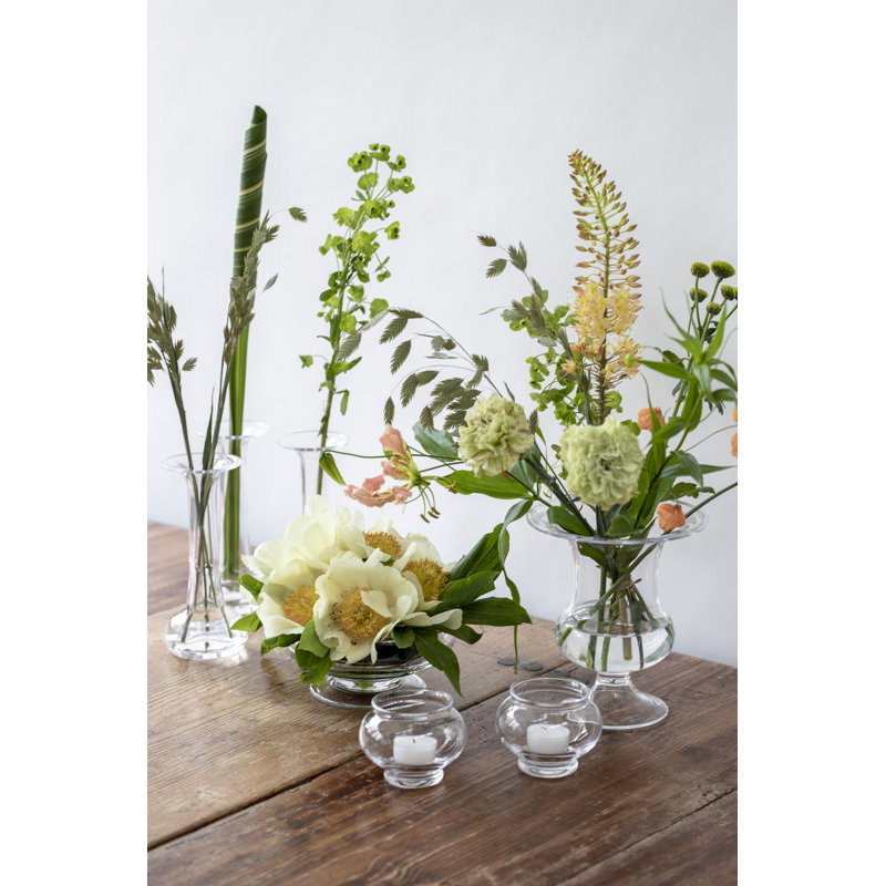 Old English Handmade Glass Table Vase