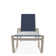 Holna Outdoor Rust-Resistant Metal Chaise Lounge
