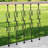 5Pcs 44In Height Hollow S-Shape Stair Railing Baluster