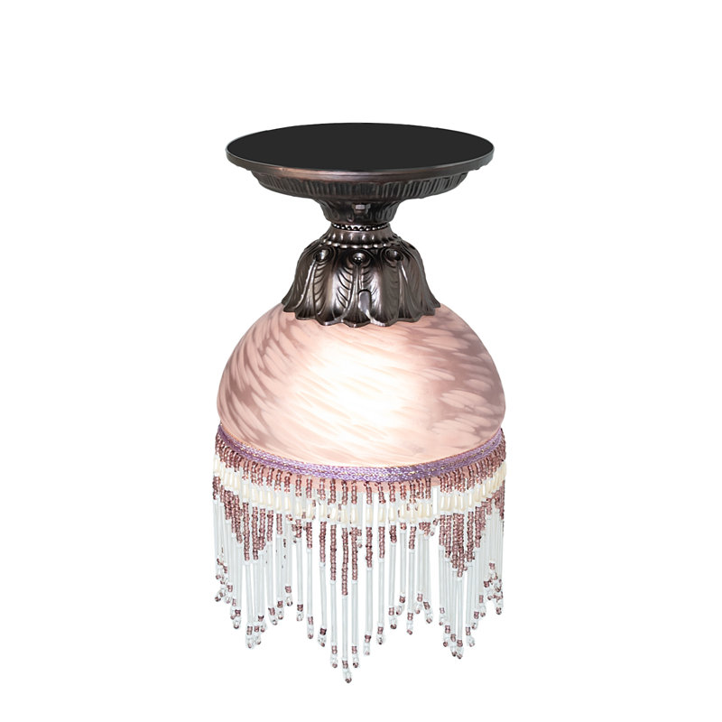 1 - Light Flush Mount, Pink