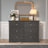 Kepner 6 Drawer 46.3'' W Double Dresser-69641096