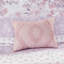 Literie double avec édredon à motif cachemire floral romantique, 2 taies décoratives et coussins, édredon élégant en tissu rose, tissu duveteux-125444960-125444959