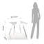 Tullia Metal Base Dining Table