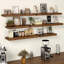 Manufactured Wood Wall Organizer with Wall Baskets