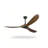 Orren Ellis 72'' 3-Blade Ceiling Fan (No Light) – Solid Wood Walnut Propeller Ceiling Fans Without Light, Remote, DC Motor, Indoor/Outdoor/Patio (Coastal/Farmhouse)-1612926389-1615164191