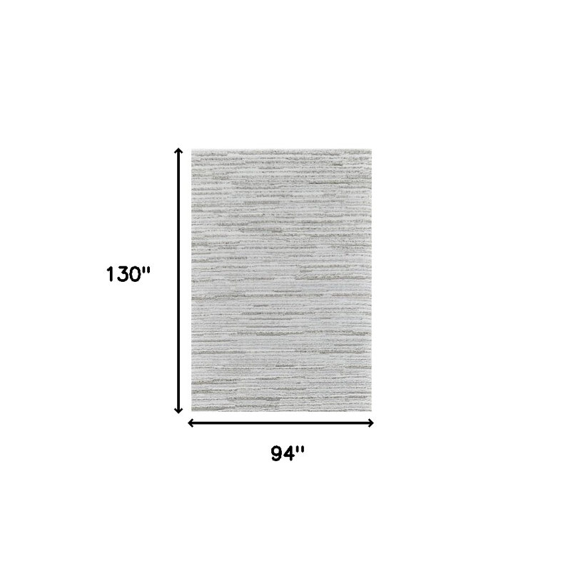 Tapis abstrait gris 8 pi x 11 pi