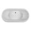 Laney 4 DoloMatte 72" x 34" Freestanding Soaking Solid Surface Bathtub-313103706-313103707