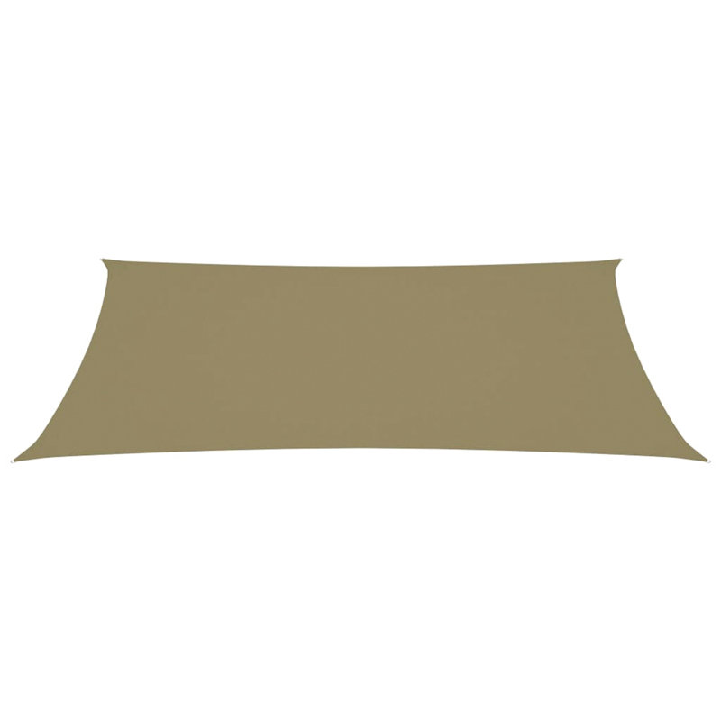 Pevely Rectangular Shade Sail, Beige, 7m W x 4m L