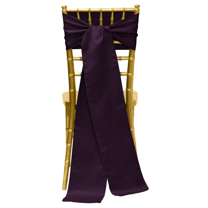 Housse pour chaise de salle à manger, Aubergine