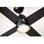 Ventilateur de plafond standard 54 po à 4 pales avec commande murale et ensemble d'éclairage 54 po Zeferino-1912411030