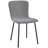 4-piece Fabric Dining Chairs Set With Cushioned Seat & Back, Sturdy Black Metal Legs & Slimline Design For Kitchen, Dining Room, Living Room, Bedroom-1037758558