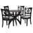 Juila 4 - Person Pedestal Dining Set-124357247