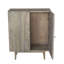 Leda Solid Wood 2 - Door Rectangle Accent Cabinet