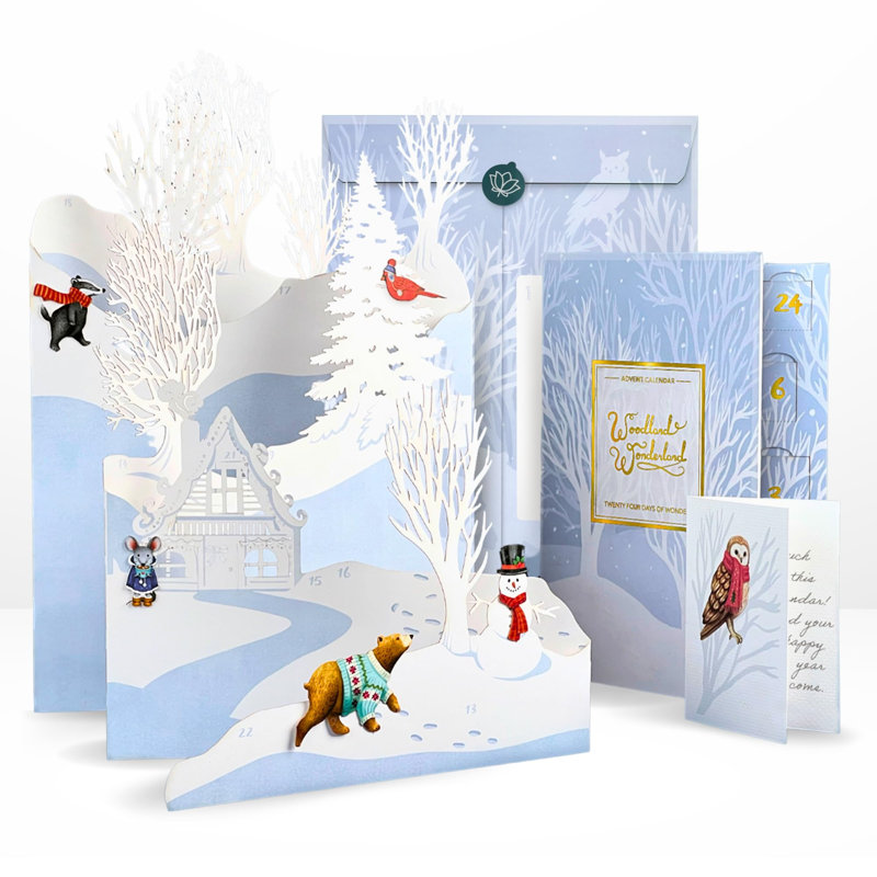3D Popup Christmas Tree Greeting Card
