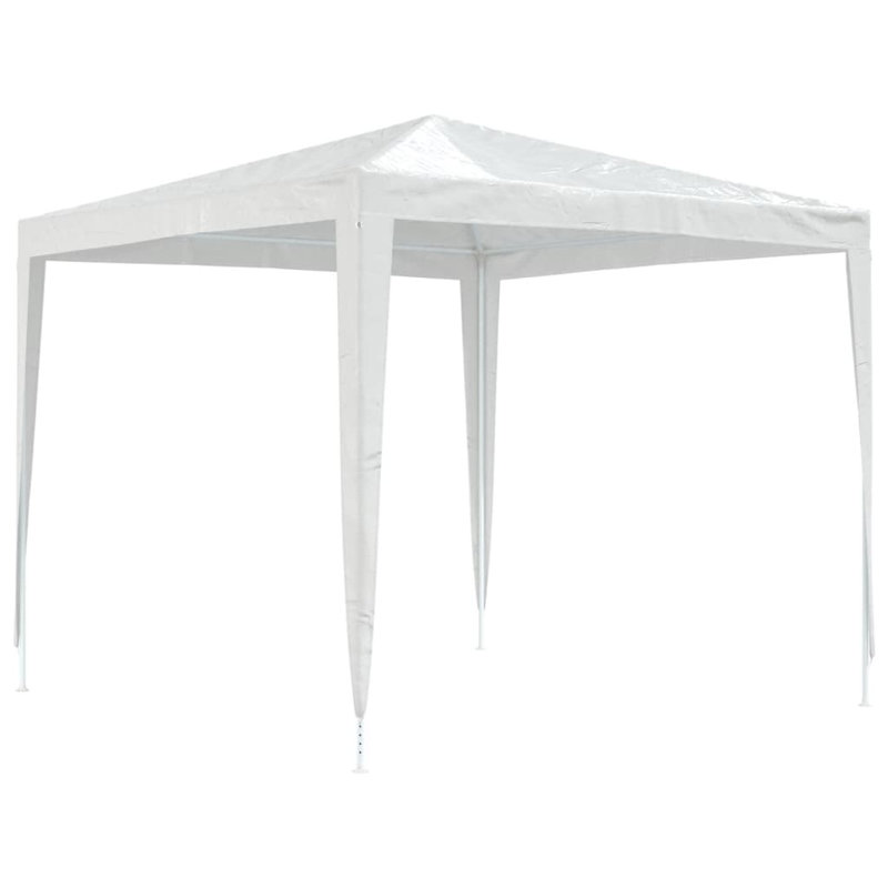 Claudie 2.5m x 2.5m Iron Party Tent, White