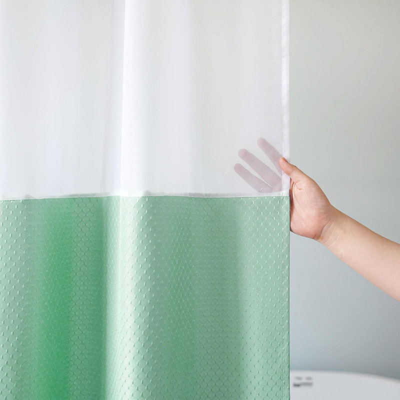 Rideau de douche Waffle Weave