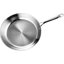 Cooks Standard Multi-Ply Clad 12-Inch Stainless Steel Frying Pan, Everyday Wok Stir Fry Pan Kitchen Skillet, Stay-Cool Handle, Induction Compatible Cookware, Dishwasher Oven Safe