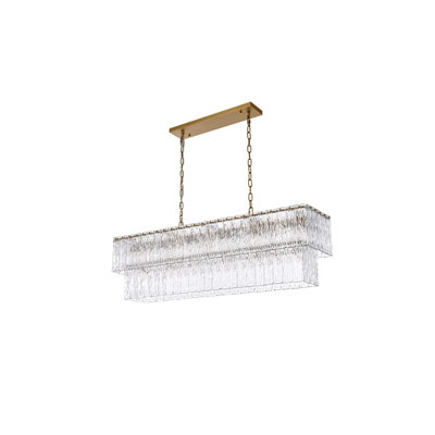 Lustre en verre 48 pouces Isabellamarie