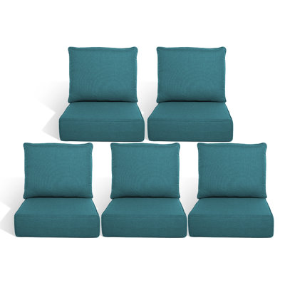 Coussin de siège / dossier de remplacement pour l'extérieur 6 po